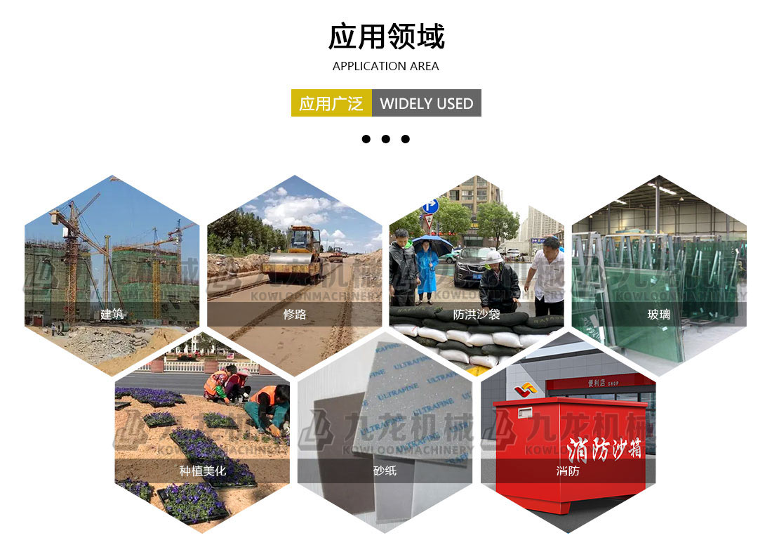 砂石烘干機應用領(lǐng)域